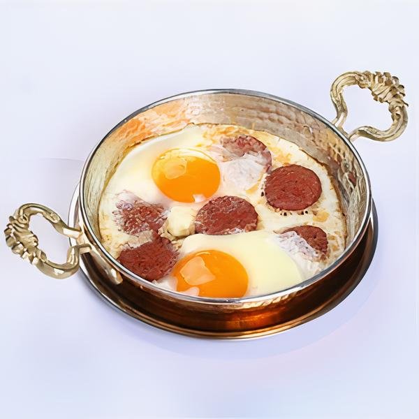 Sahanda Yumurta Sucuklu ( Küçük )